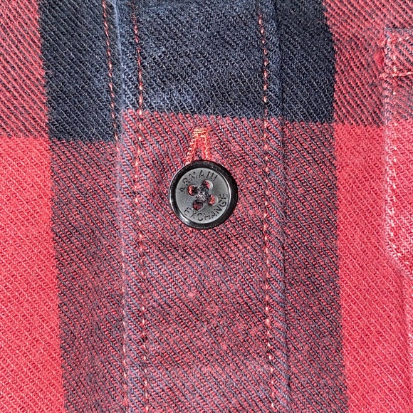 Armani Exchange Check Long-Sleeved Dress Shirt - Picture 4 of 10